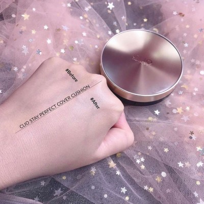 PHẤN NƯỚC CLIO CHE KHUYẾT ĐIỂM (KÈM LÕI) STAY PERFECT COVER CUSHION SPF50