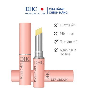 SON DƯỠNG MÔI DHC KHÔNG MÀU HỖ TRỢ GIẢM THÂM MÔI LIP CREAM