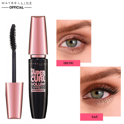  MASCARA MAYBELLINE LÀM CONG MI 100°  HYPER CURL VOLUM' EXPRESS MASCARA
