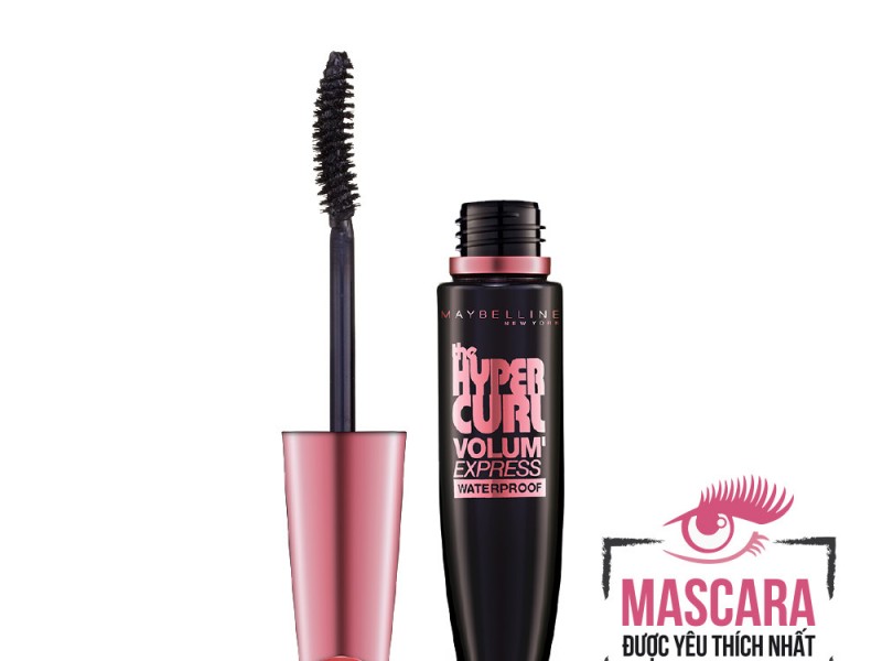  MASCARA MAYBELLINE LÀM CONG MI 100°  HYPER CURL VOLUM' EXPRESS MASCARA