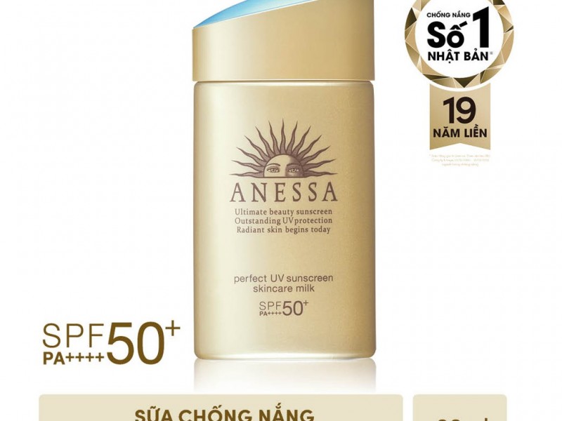 SỮA CHỐNG NẮNG ANESSA DƯỠNG DA BẢO VỆ HOÀN HẢO PERFECT UV SUNSCREEN SKINCARE MILK SPF50+/PA++++