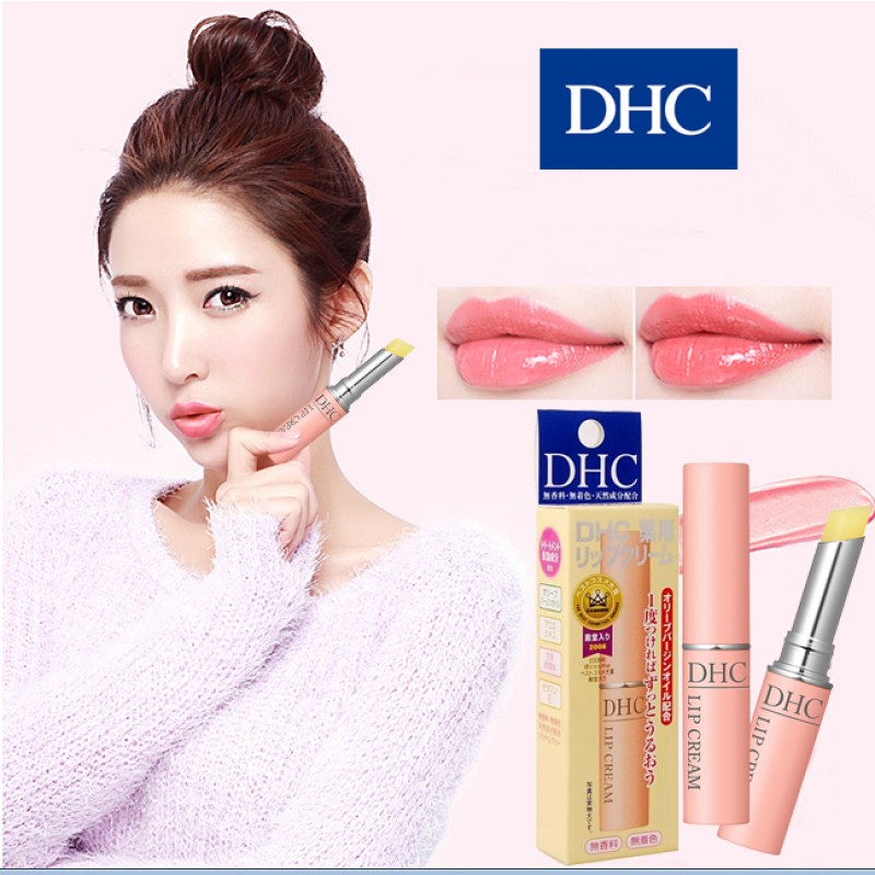 SON DƯỠNG MÔI DHC KHÔNG MÀU HỖ TRỢ GIẢM THÂM MÔI LIP CREAM