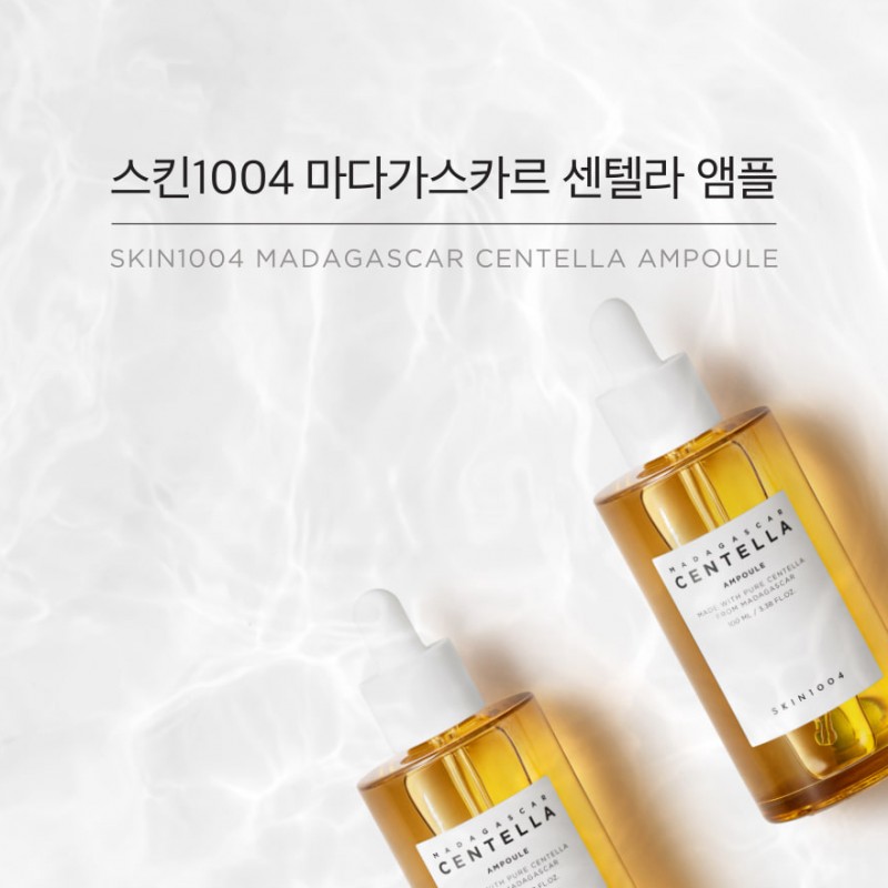 TINH CHẤT RAU MÁ SKIN1004 HỖ TRỢ GIẢM MỤN, PHỤC HỒI DA MADAGASCAR CENTELLA AMPOULE